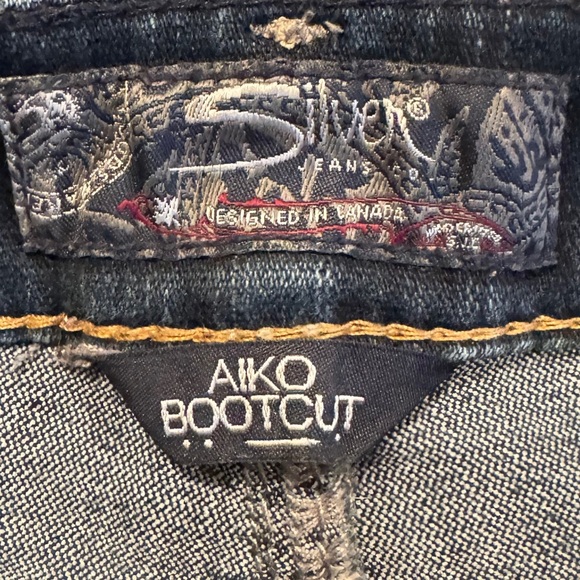 Aiko bootcut Silver jeans  Western Glove Works size 26 length 35. Long length - Picture 3 of 7
